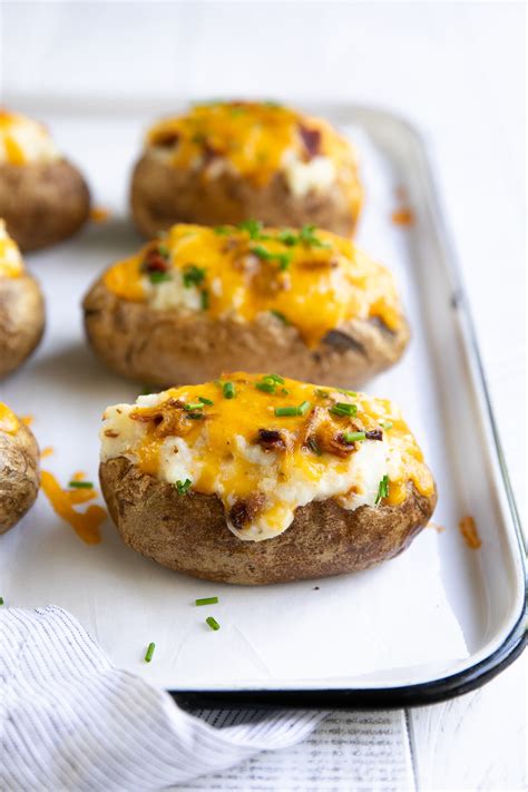 twice baked potatoes in oven